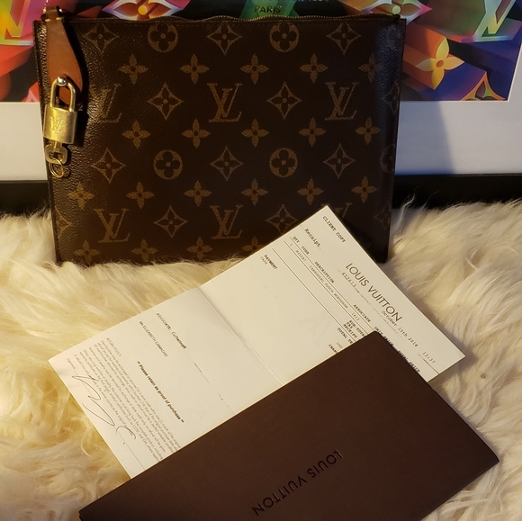 💯 Louis Vuitton Rare Carrousel Pochette Clutch - Picture 9 of 16